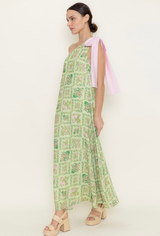 Hillary One Shoulder Maxi Dress