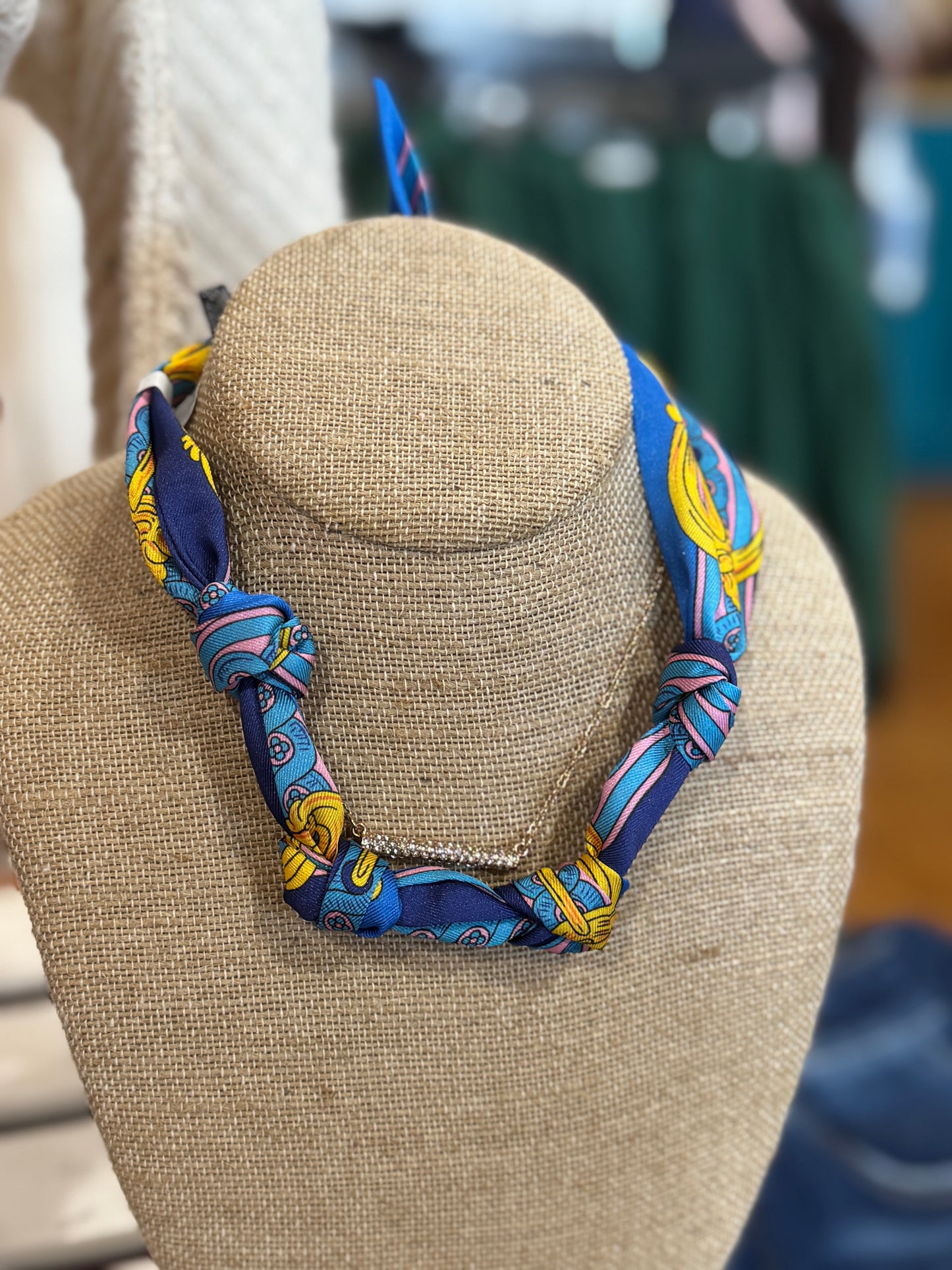 Royal Blue Twilly Scarf