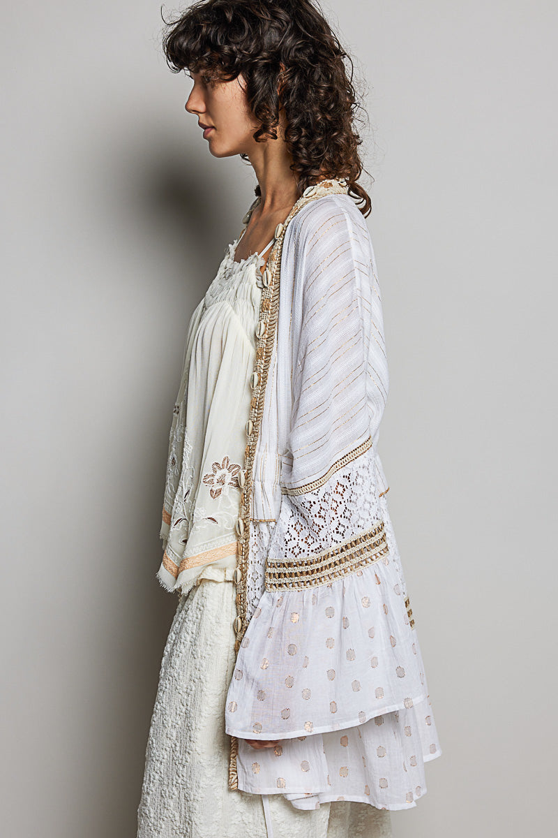 Ivory Kimono Cover / Dress