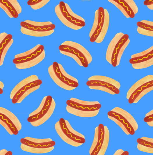 Hot Diggity Dog Bandana: Medium
