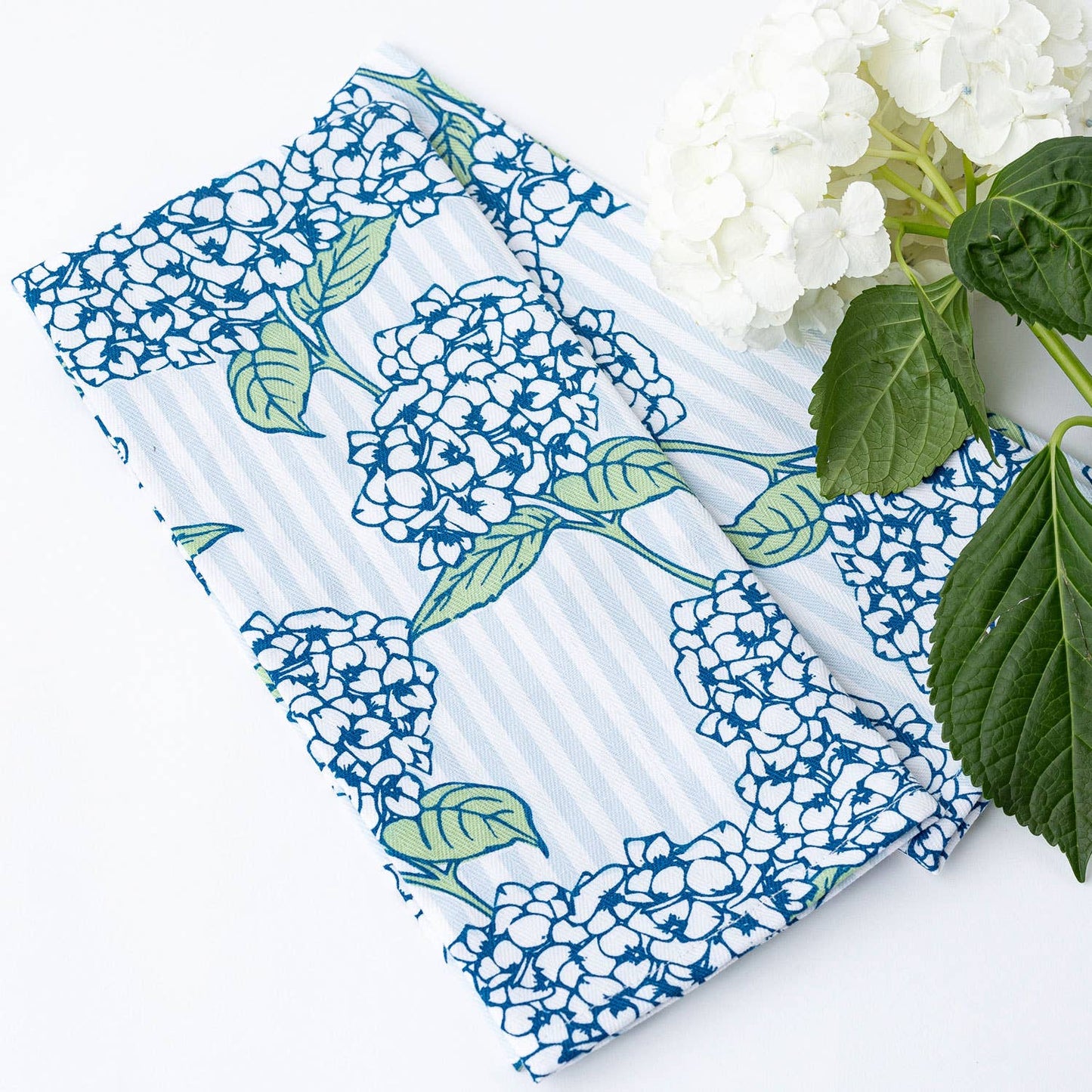 Hydrangea Stem Kitchen Towel Set - PREORDER