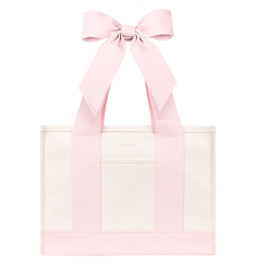 Case-Mate Canvas Tote: Oxford Navy Bow