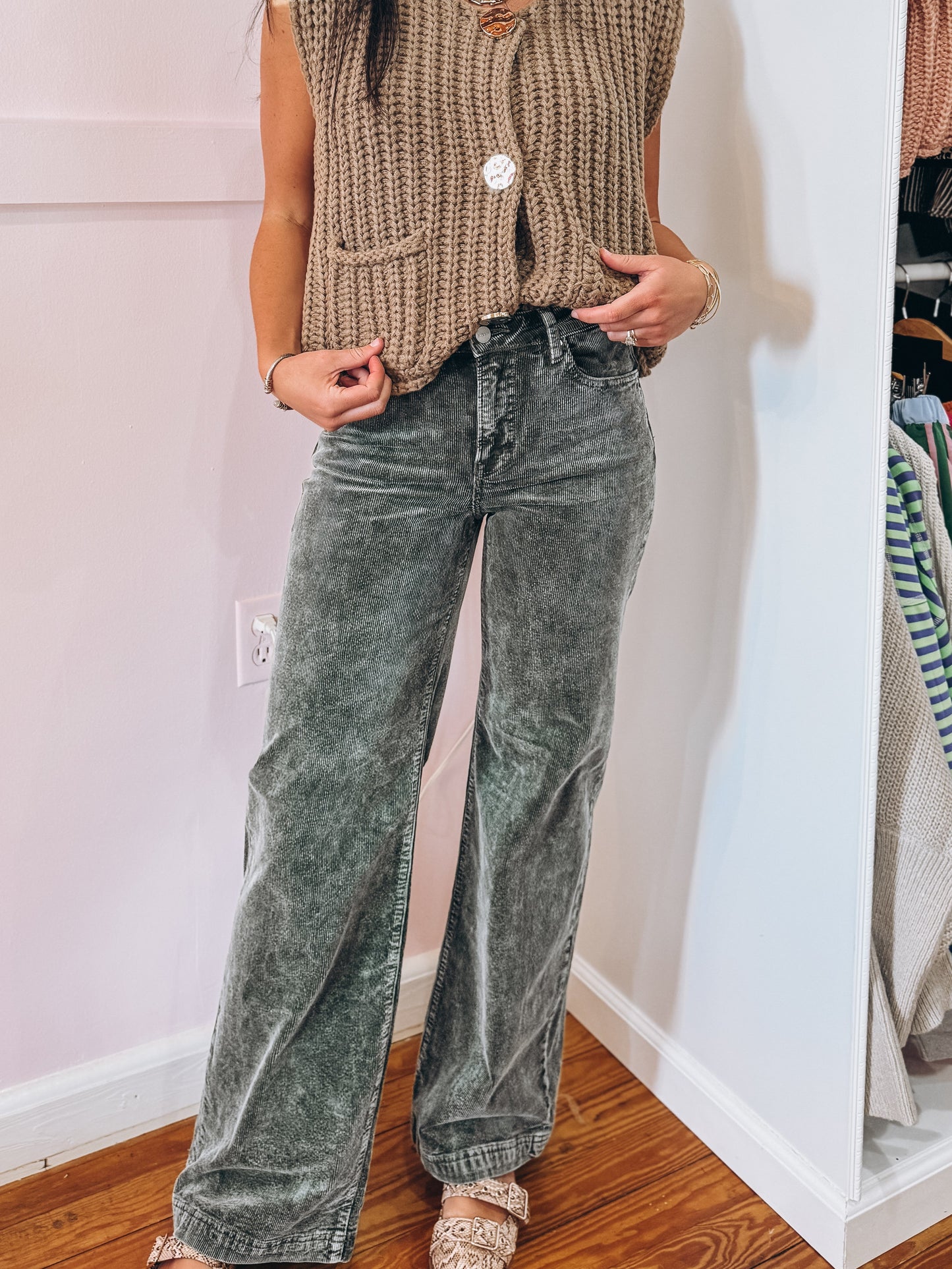 Forrest Wide Leg Corduroy Pants