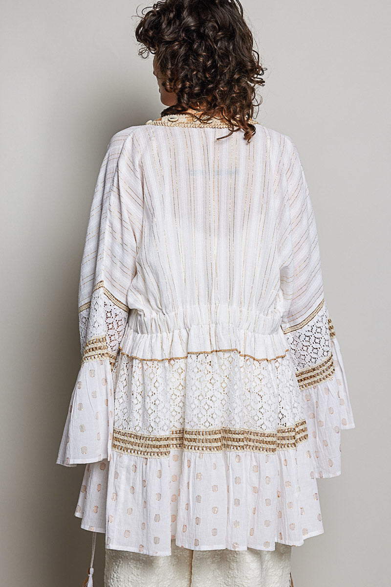 Ivory Kimono Cover / Dress