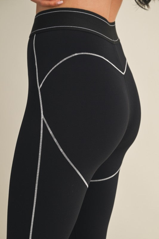 Black High Rise Contour Leggings PREORDER