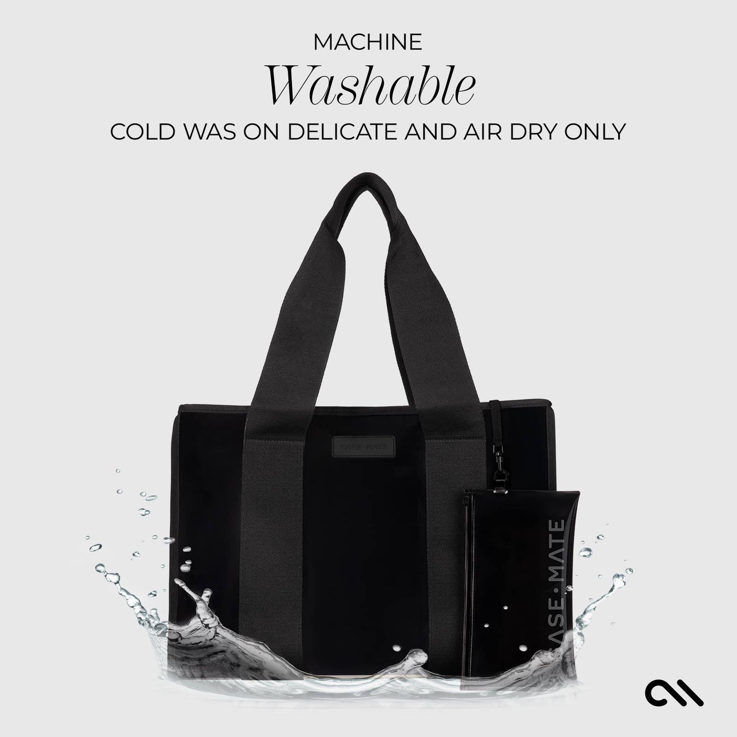 Case-Mate Midnight Black Jelly Tote