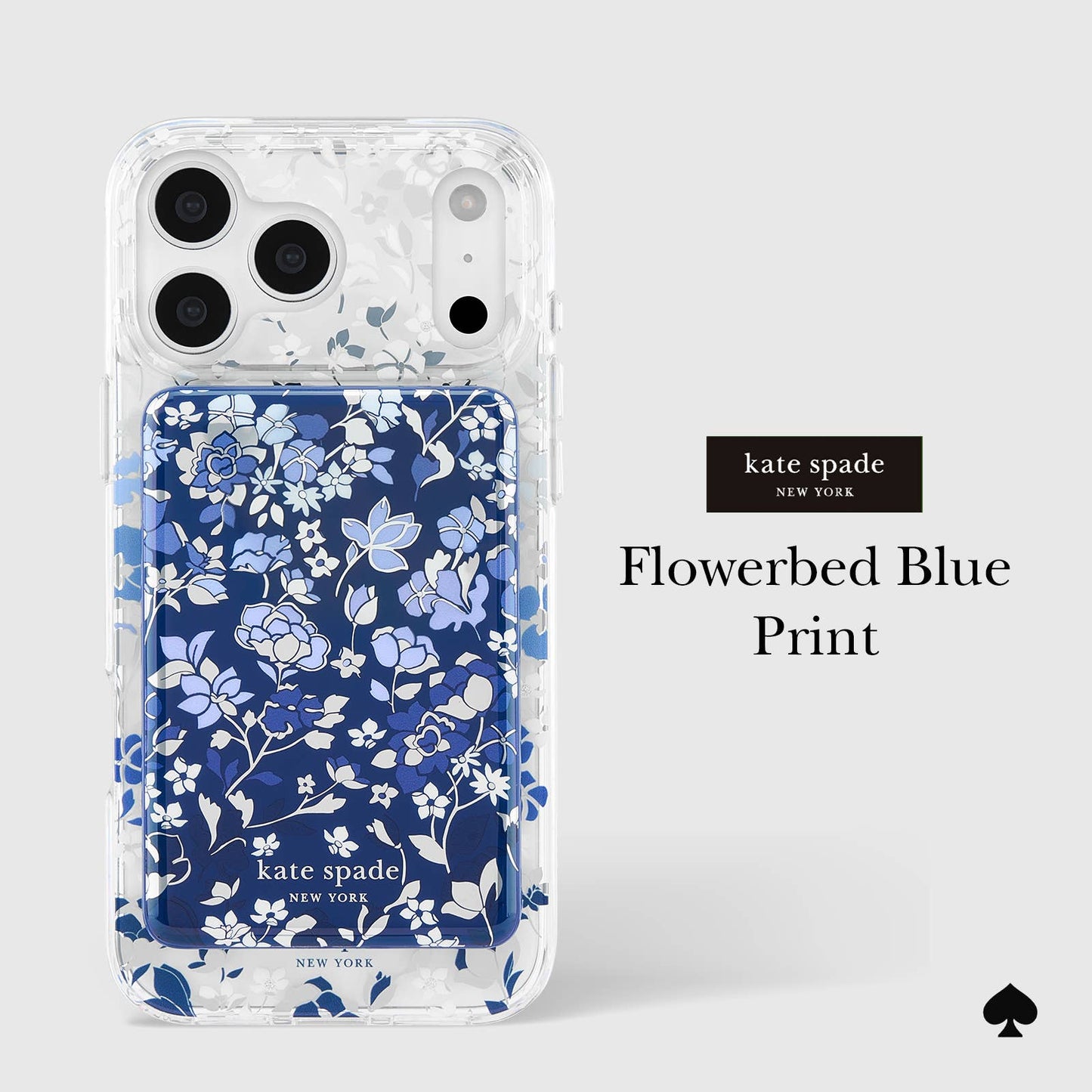 Kate spade new york MagSafe Portable Charge - Flowerbed Blue: Flowerbed Blue