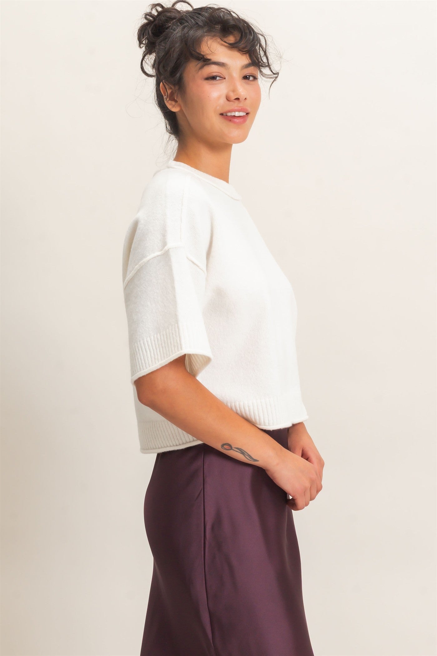 Whip Cream Knit Top