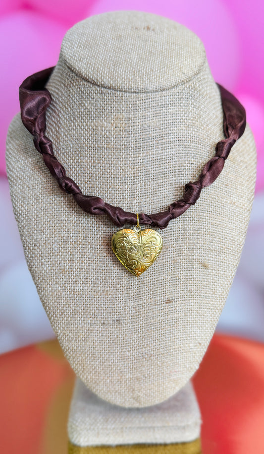 Coco Gold Heart Twilly