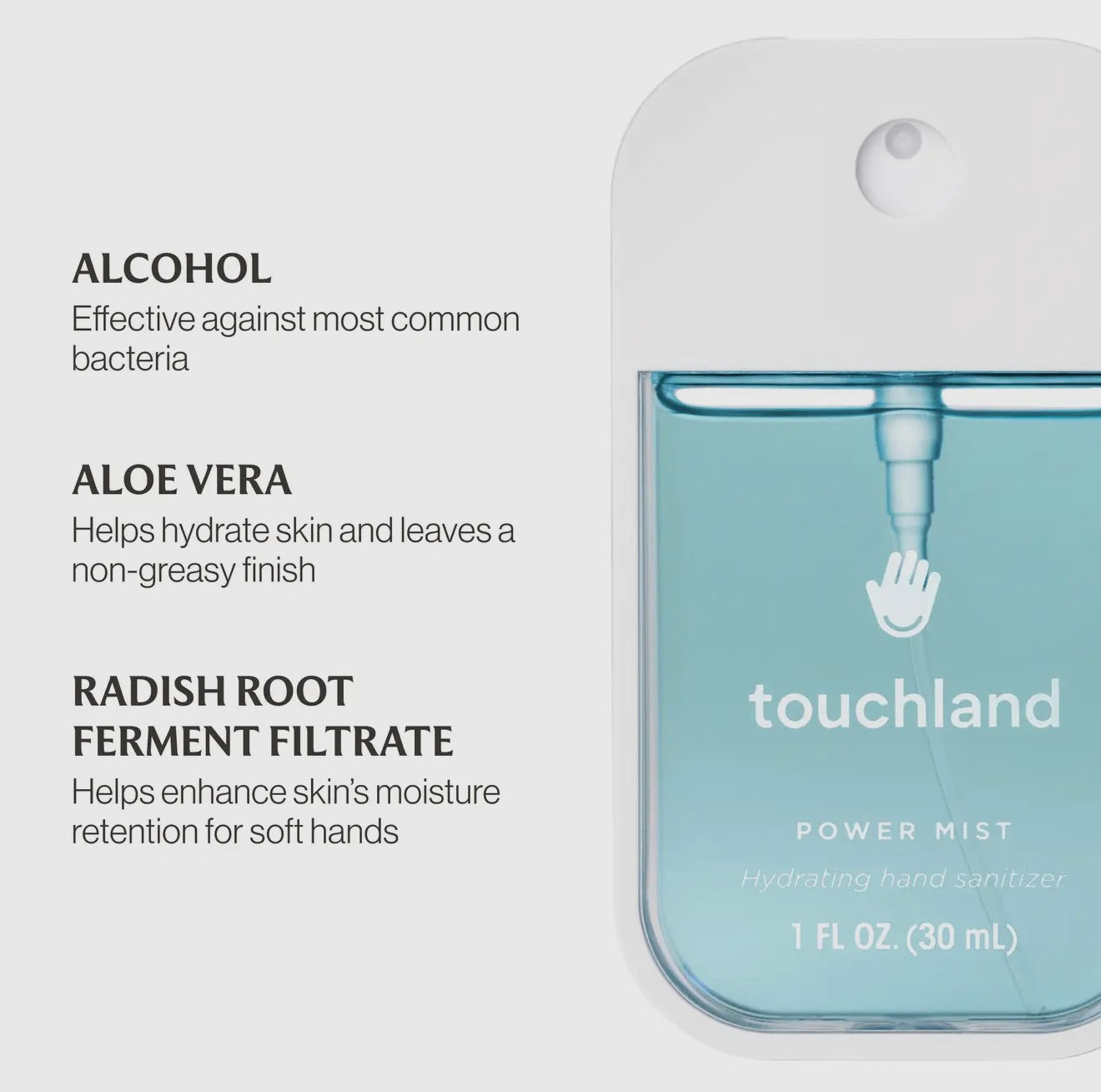Frosted Mint Touchland Hand Sanitizer