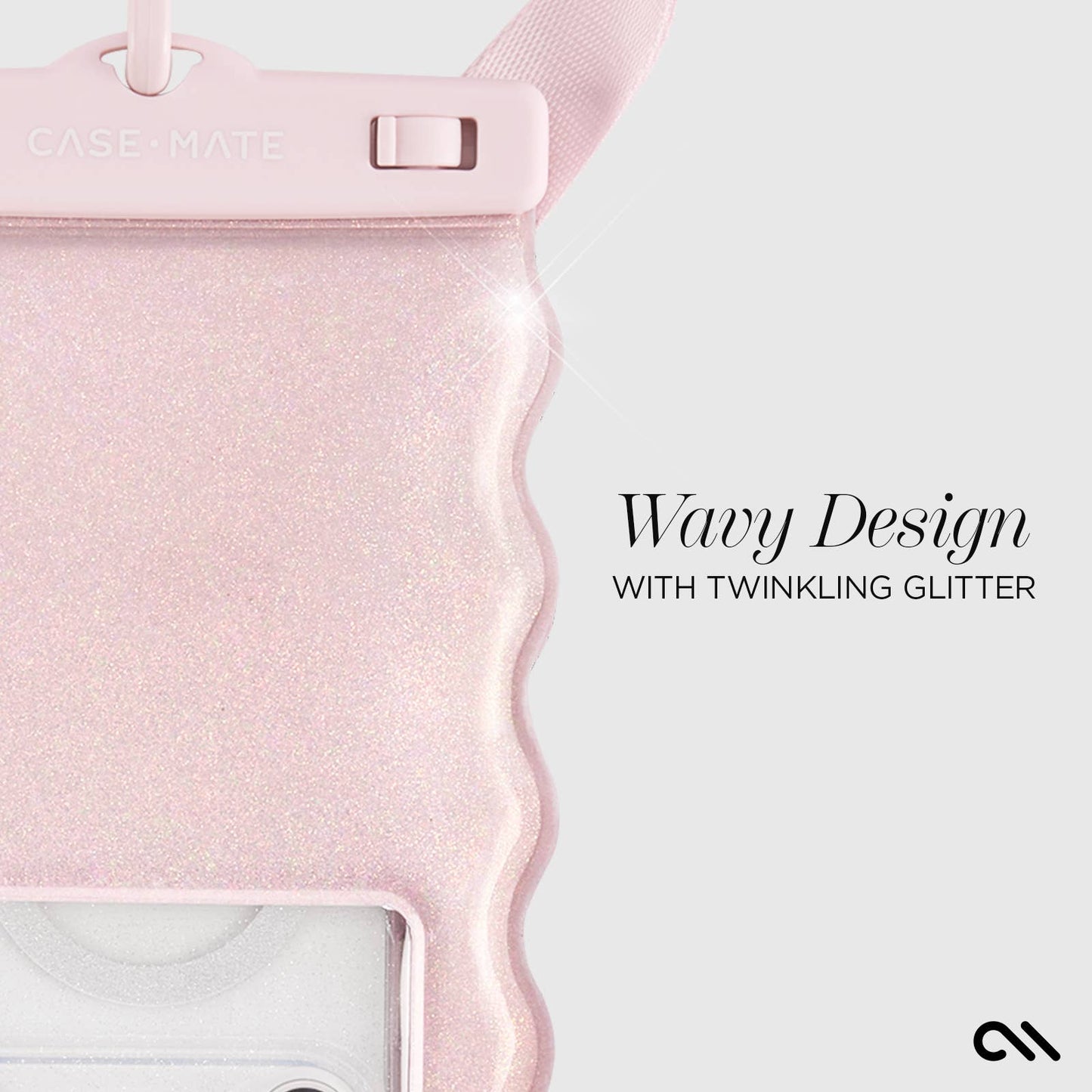 Case-Mate Wavy Waterproof Floating Phone Pouch: Mist Twinkle