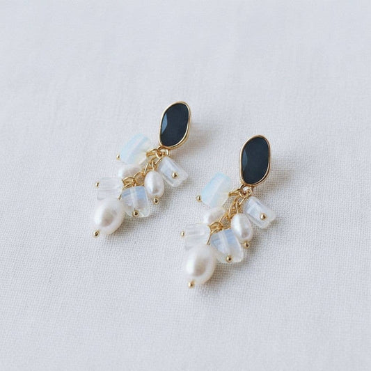 Freshwater Pearl Tassel Dangle Earrings