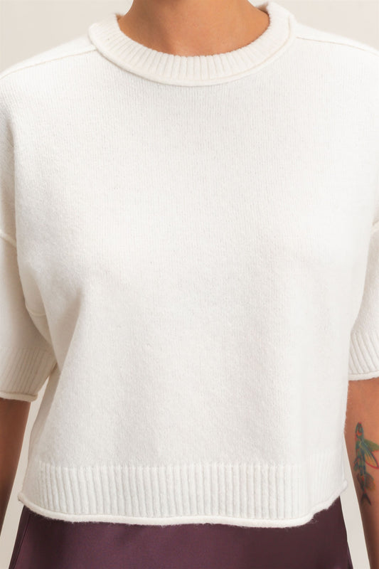 Whip Cream Knit Top