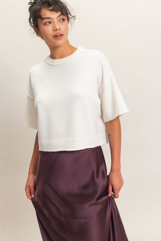 Whip Cream Knit Top
