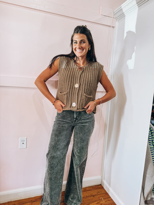 Forrest Wide Leg Corduroy Pants