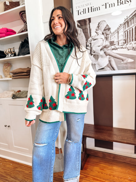 Vintage Christmas Cardigan