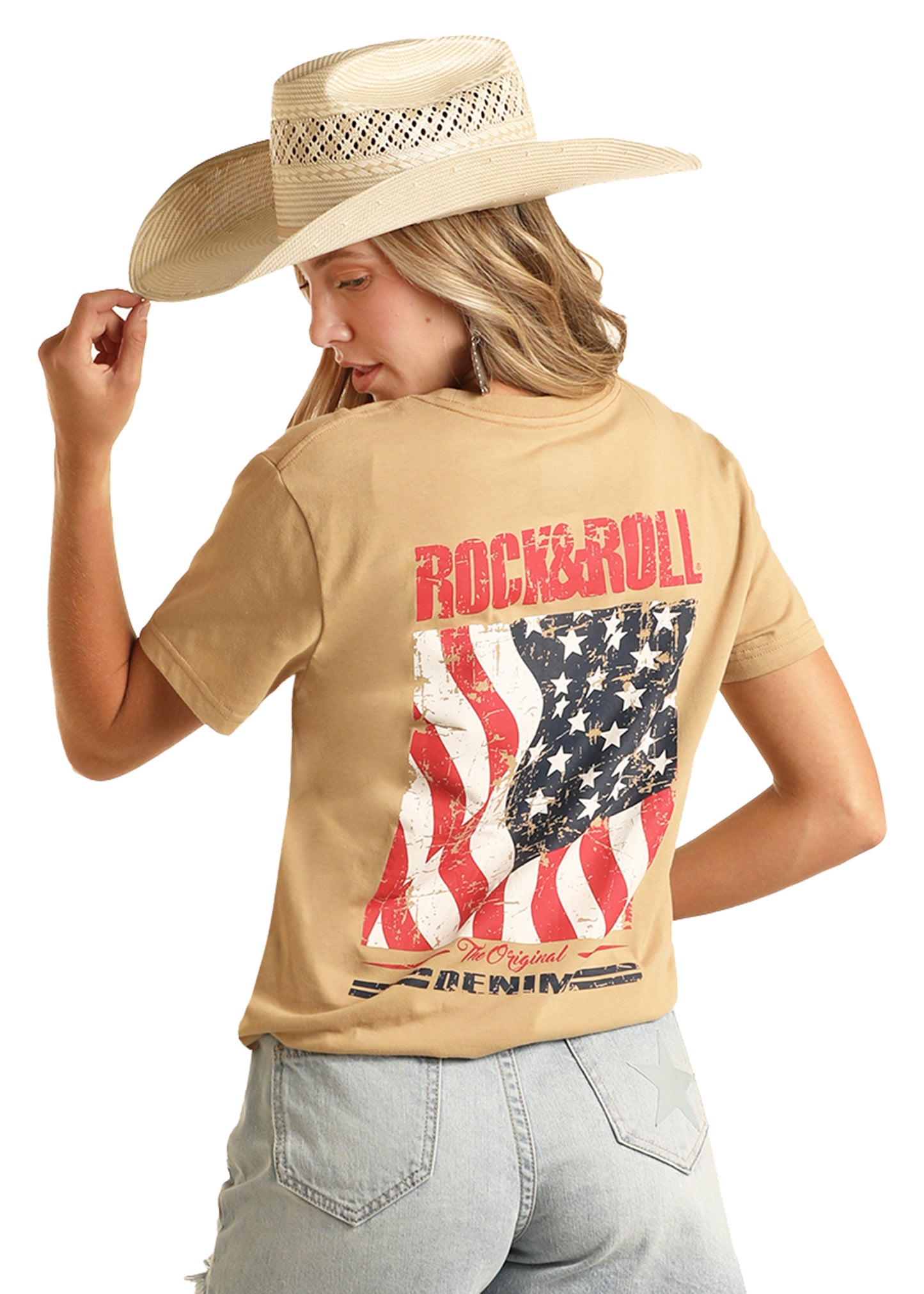 Camiseta vaquera americana de R&amp;R