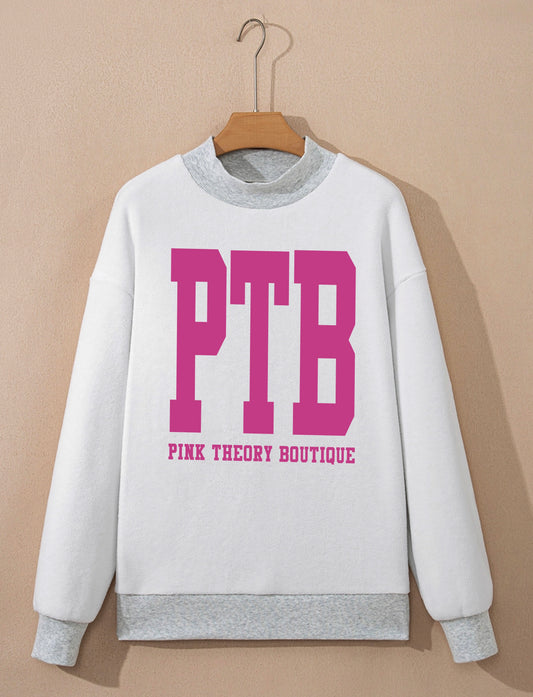 Preorder: PTB Reversible Mock Neck Sweatshirt