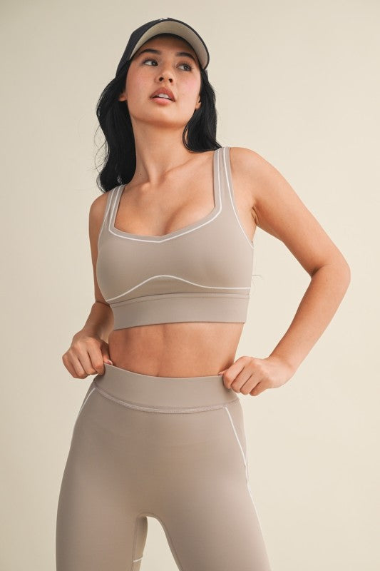 Ecru High Rise Contour Leggings PREORDER