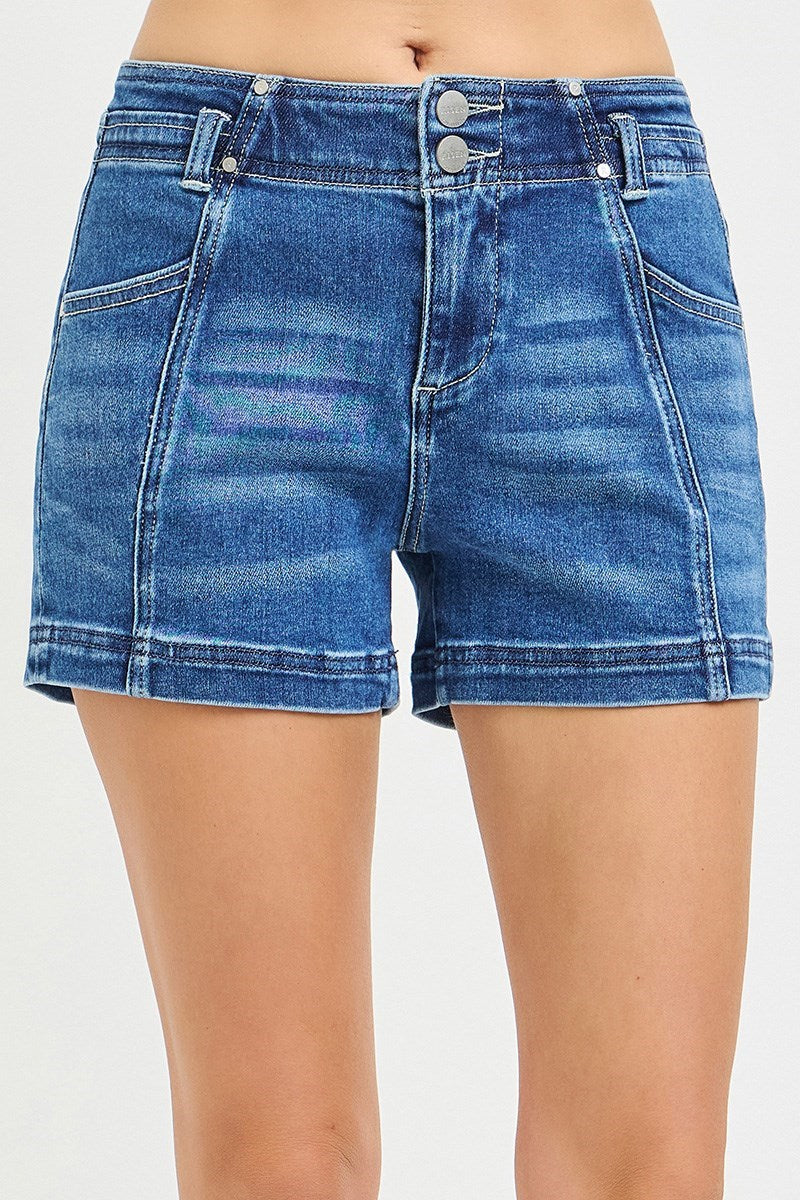 Megan Medium Wash Denim Shorts