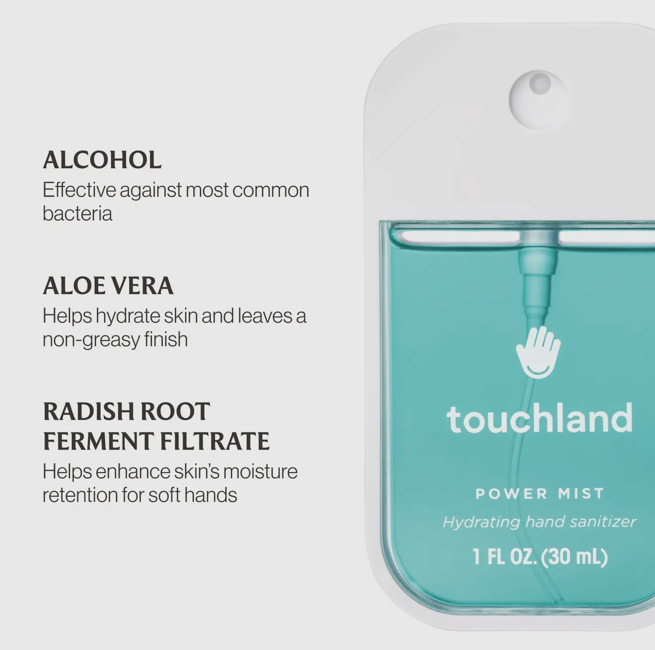 Blue Sandalwood Touchland Hand Sanitizer
