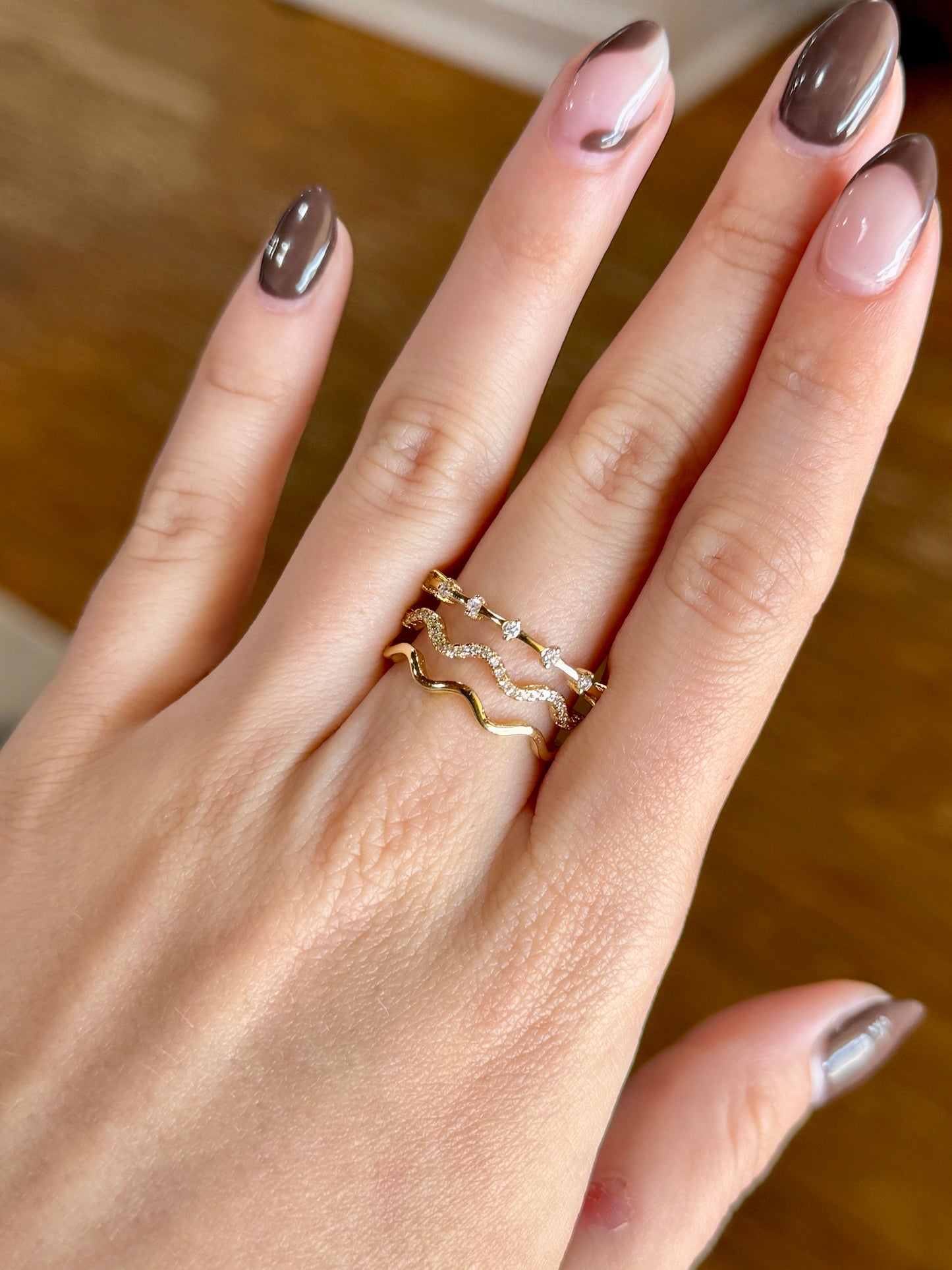 Triple Set Gold Ring