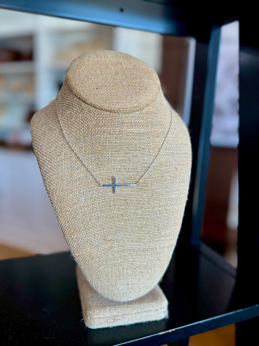 Silver Cross Necklace