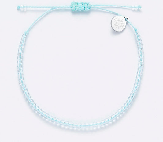 Light Blue Mini Beaded