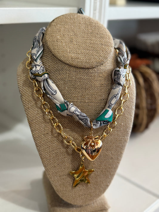 Kelley Green Twilly Charm Necklace