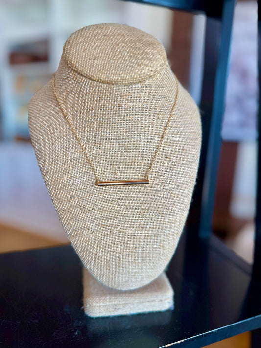Gold Bar Necklace
