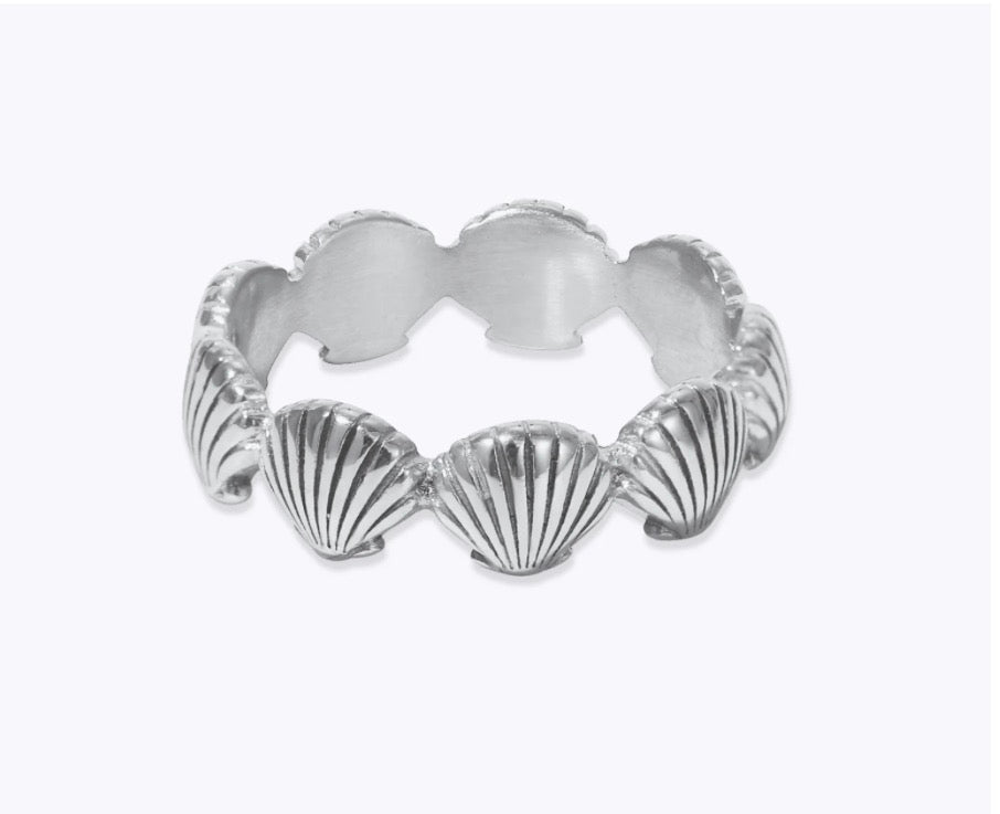 Silver Shell Ring