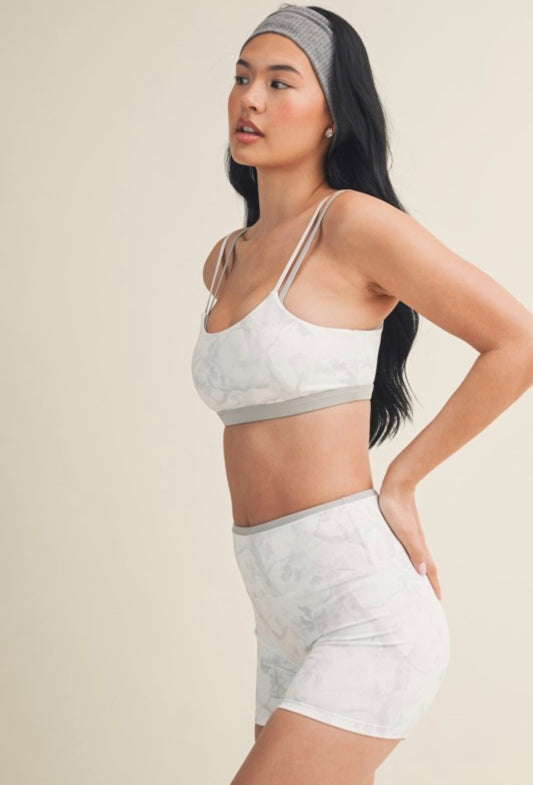 White Oak Contrast Biker Shorts PREORDER