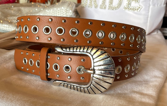 Chestnut and Silver Belt