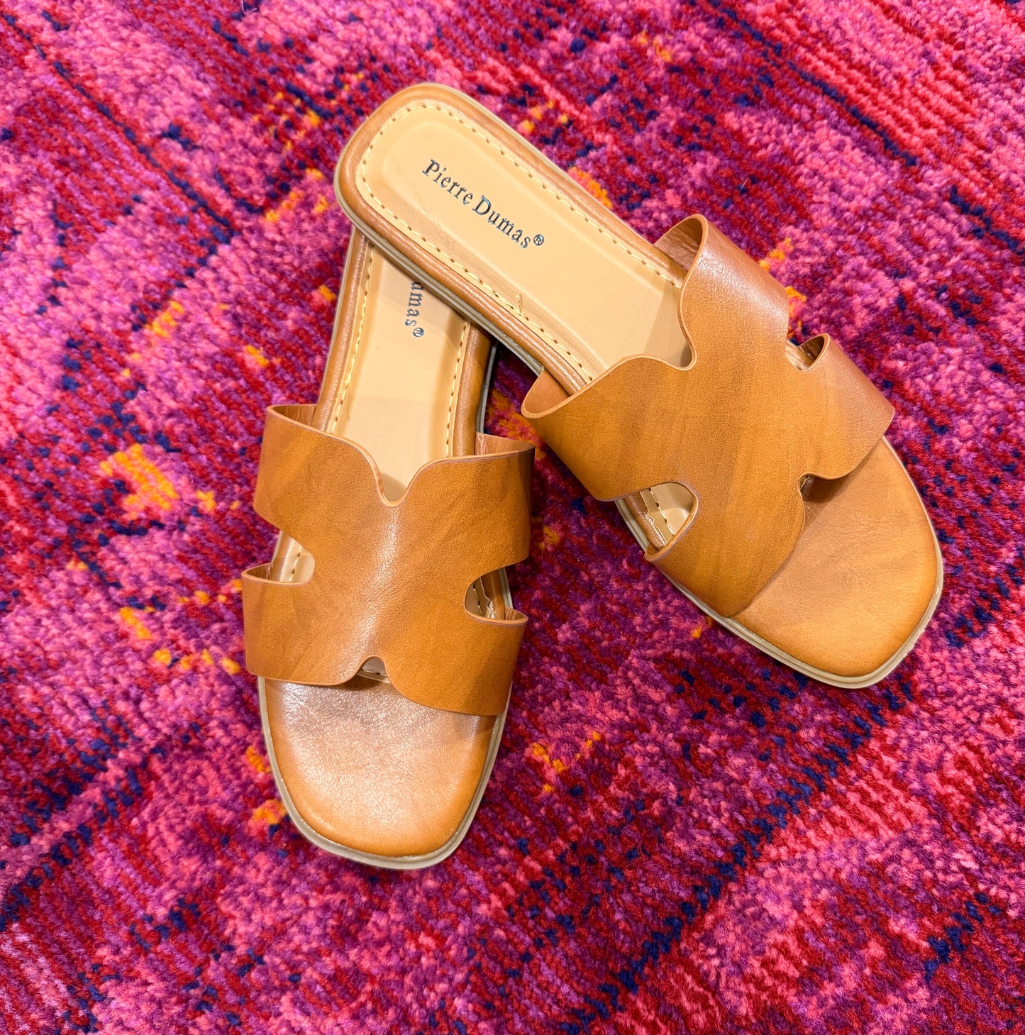 Camel Flat Sandal