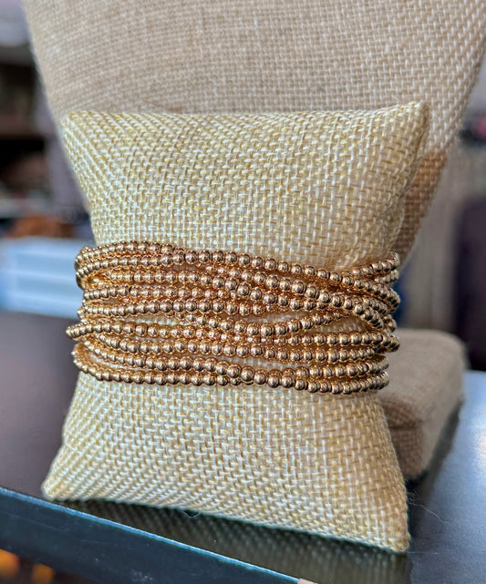 Petite Gold Bead Set