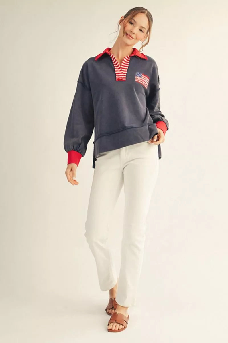 Grand Millennial America Pullover
