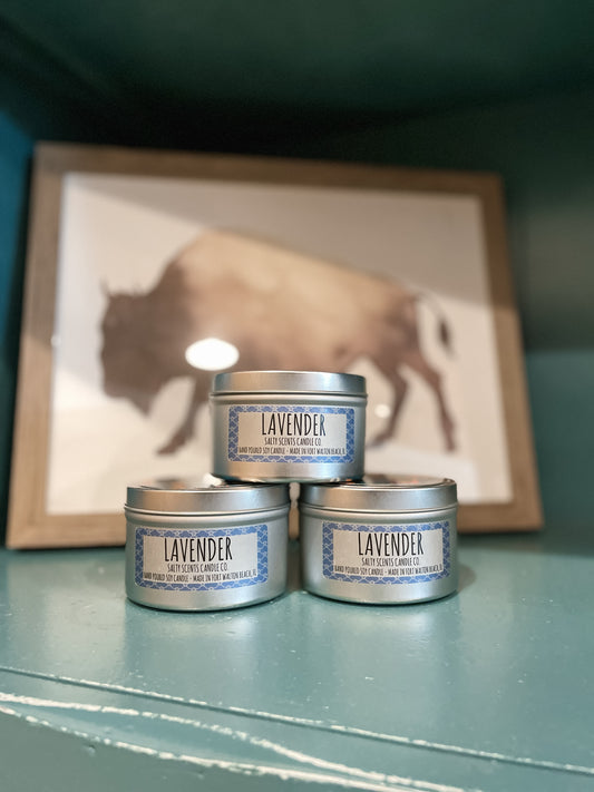 Lavender Candle Tin