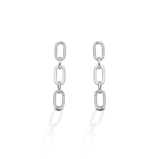 3 Clip Paperclip Earring