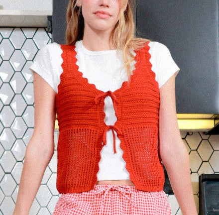 Sage Crochet Top
