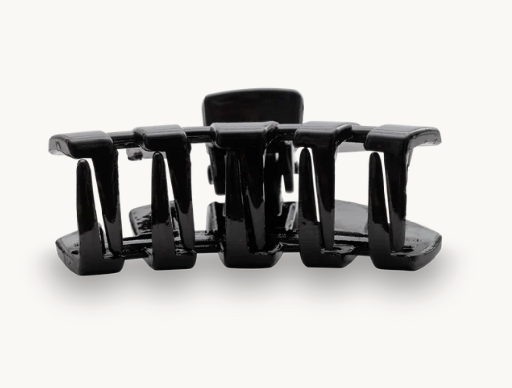 Teleties Jet Black Claw Clip Large