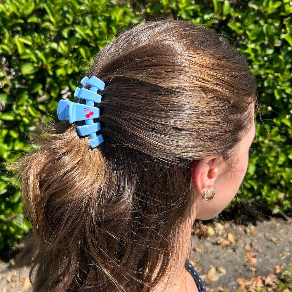 Classic | Basket of Cherries | Small Hair Clip