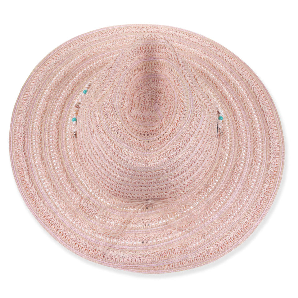 Pastel Pink Straw Hat