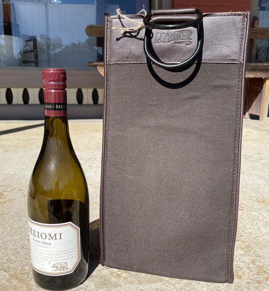 Double Wine Carrier Fringe & Concho